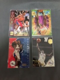 4 Card Lot of 1996-97 ALLEN IVERSON 76ers ROOKIE Basketball Cards
