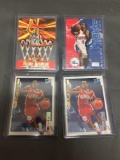 4 Card Lot of 1996-97 ALLEN IVERSON 76ers ROOKIE Basketball Cards