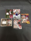 5 Card Lot of Basketball Certified Jersey & Patch Cards from Huge Collection - WOW