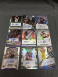 9 Card Lot of Certified Autographed Sports Cards - Stars, Patches, Rookies & Prospects - WOW