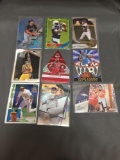 9 Card Lot of Mixed Sports Cards from Huge Collection - Serial Numbered, Inserts, Stars & More!
