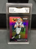 GMA Graded 2018 Panini Prizm Pink Prizm JARED GOFF Rams Football Card - GEM MINT 10