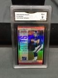 GMA Graded 2005 Bowman Chrome Silver Refractor ELI MANNING Giants Football Card /50 - MINT 9