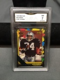GMA Graded 1991 Wild Card 10-Stripe BO JACKSON Raiders RARE Football Card - NM 7