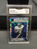 GMA Graded 2019 Donruss Legends Series BARRY SANDERS Lions Insert Football Card - GEM MINT 10
