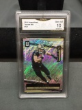 GMA Graded 2019 Panini Unparalleled #127 TAYSOM HILL Saints Football Card - GEM MINT 10