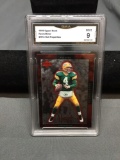 GMA Graded 1996 Upper Deck Hot Properties BRETT FAVRE Packers Football Card - MINT 9