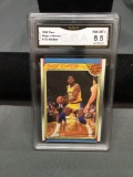 GMA Graded 1988-89 Fleer #123 MAGIC JOHNSON Lakers All-Star Basketball Card - NM-MT+ 8.5