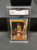 GMA Graded 1988-89 Fleer #123 MAGIC JOHNSON Lakers All-Star Basketball Card - NM-MT 8
