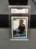 GMA Graded 1988 Topps #327 BO JACKSON Raiders ROOKIE Football Card - NM+ 7.5