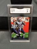 GMA Graded 2007 Ultra #116 TOM BRADY Patriots Football Card - MINT 9