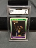 GMA Graded 1988-89 Fleer #114 KARL MALONE Jazz Vintage Basketball Card - MINT 9