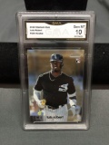 GMA Graded 2020 Stadium Club #289 LUIS ROBERT White Sox ROOKIE Baseball Card - GEM MINT 10
