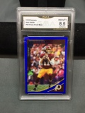 GMA Graded 2018 Donruss Press Pass Blue ALEX SMITH Washington Football Club Football Card - NM-MT+
