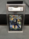 GMA Graded 2013 Topps Black RUSSELL WILSON Seahawks Rare Football Card /58 - EX-NM+ 6.5