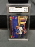 GMA Graded 2002 Pacific Pro Bowl Die-Cuts MIKE ALSTOTT Bucs Insert Football Card - NM-MT+ 8.5