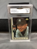 GMA Graded 1994 Upper Deck Baseball Heroes MICKEY MANTLE Yankees Baseball Card - GEM MINT 10
