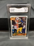GMA Graded 2018 Panini Classics JOSH ALLEN Bills ROOKIE Football Card - GEM MINT 10