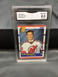GMA Graded 1990-91 Score Canadian #429 MARTIN BRODEUR Devils ROOKIE Hockey Card - NM-MT+ 8.5