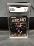GMA Graded 2019-20 Panini Prizm Dominance #8 DEVIN BOOKER Suns Basketball Card - GEM MINT 10