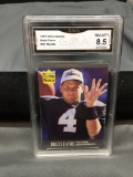 GMA Graded 1991 Ultra Update #U1 BRETT FAVRE Packers ROOKIE Football Card - NM-MT+ 8.5