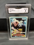 GMA Graded 1980 Topps #200 TERRY BRADSHAW Steelers Vintage Football Card - NM-MT 8