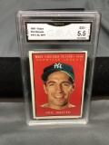 GMA Graded 1961 Topps #471 PHIL RIZZUTO Yankee AL MVP Vintage Baseball Card - EX+ 5.5