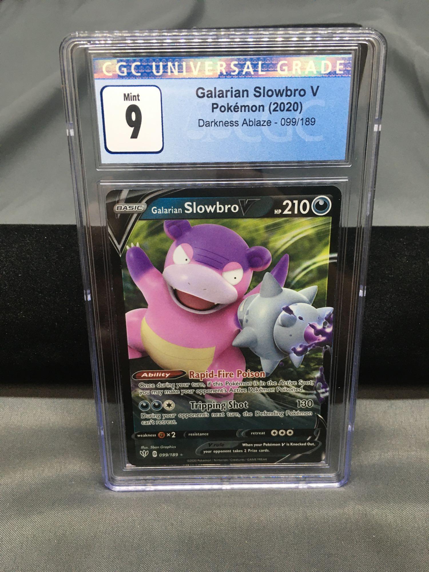 CGC Graded Darkness Ablaze Pokemon Galarian | Proxibid
