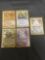 5 Count Lot of Vintage Holo Pokemon Trading Cards