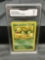 GMA Graded 2000 Pokemon 1st Edition Gym Heroes Erika's Bellsprout #76 - NM 7