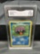 GMA Graded 1999 Pokemon Fossil Shellder 54/62 Trading Card NM 7.5
