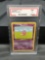 BSG Graded 1999 Pokemon Fossil 1st Edition Slowpoke 55/62 - Mint 9