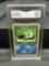 GMA Graded 2000 Pokemon Team Rocket Pokemon Card - Dark Wartortle - EX-NM 6.5