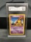 GMA Graded 1999 Pokemon Base Set Unlimited Abra NM-MT 8.5