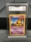 GMA Graded 1999 Pokemon Base Set Unlimited Abra NM+ 7.5