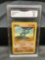 GMA Graded 1999 Pokemon Base Set Unlimited Machop 52/102 - NM-MT 8