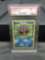 BSG Graded 1999 Pokemon Fossil 1st Edition Shellder 54/62 - Mint 9