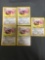 5 Count Lot of 1999 Jungle Eevee 51/64 Pokemon Cards