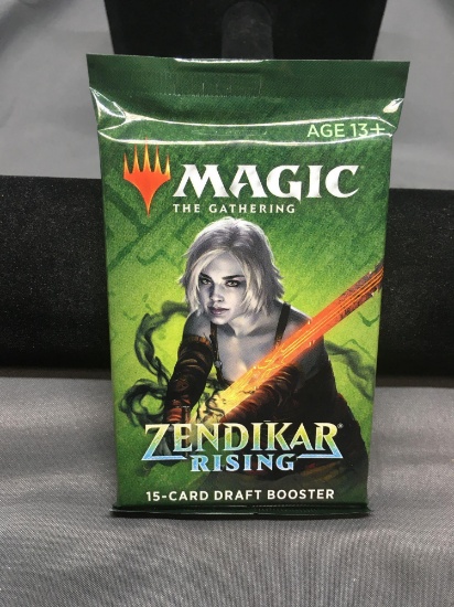 Factory Sealed MTG Magic The Gathering Zendikar Rising 15 Card Draft Booster Pack