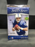 Factory Sealed Upper Deck 2005 Sweet Spot NFL Football 4 Card Pack - Aaron Rodgers RC Auto?