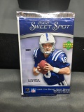 Factory Sealed Upper Deck 2005 Sweet Spot NFL Football 4 Card Pack - Aaron Rodgers RC Auto?