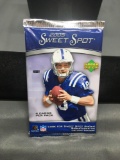 Factory Sealed Upper Deck 2005 Sweet Spot NFL Football 4 Card Pack - Aaron Rodgers RC Auto?