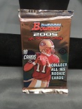 Factory Sealed Bowman 2005 NFL Football Hobby 10 Card Pack - Aaron Rodgers RC?