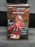 Factory Sealed Bowman 2005 NFL Football Hobby 10 Card Pack - Aaron Rodgers RC?