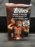 Factory Sealed Topps 2005 Draft Picks & Prospects NFL Football Hobby 5 Card Pack - Rodgers RC?