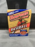 Factory Sealed 1993 Bowman MLB Baseball 14 Card Pack - DEREK JETER RC?