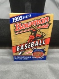 Factory Sealed 1993 Bowman MLB Baseball 14 Card Pack - DEREK JETER RC?