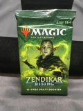 Factory Sealed MTG Magic The Gathering Zendikar Rising 15 Card Draft Booster Pack