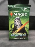 Factory Sealed MTG Magic The Gathering Zendikar Rising 15 Card Draft Booster Pack