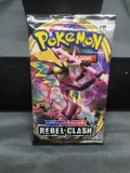 Factory Sealed Pokemon Sword & Shield Rebel Clash 10 Trading Card Booster Pack